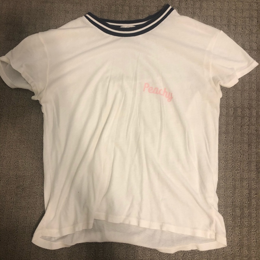 White PacSun “Peachy” T-Shirt